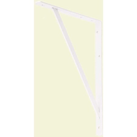 Everbilt 16 in. x 10 in. White Heavy Duty Shelf Bracket, 10PK 14826